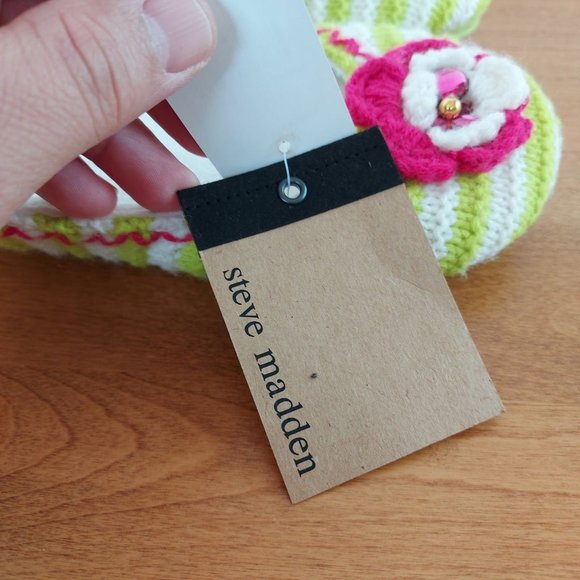 Steve Madden Multi-color Knit Slippers - Picture 5 of 9